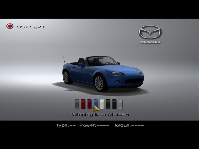  Mazda MX-5 in Gran Turismo 4: Prologue