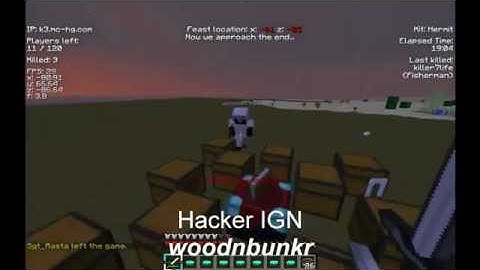 MCPVP Hunger Games Hacker! [Fly Hacking]