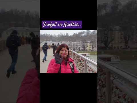 When In Austria Could Experience Surprise SNOFALL Ytshorts Europevacation Leenaslifestyle 