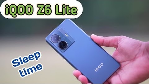 How To Change Sleep Time In Iqoo Z6 Lite 5G, How To Change Lock Screen Time In Iqoo Z6 Lite 5G,