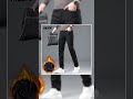 HIQOR Men's Fleece Straight Leg Casual Pants.