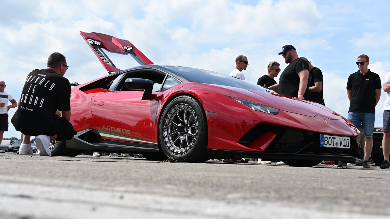 Lamborghini Huracán vs. TESLA Model S Plaid @10kCashDay 24.06.2023
