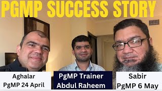 PgMP Success Story from Qatar 2024 |How Sabir Cleared PgMP with all above target in 2024