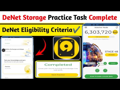 💯DeNet Storage Practice Task In Watcher Node | DeNet Storage ...