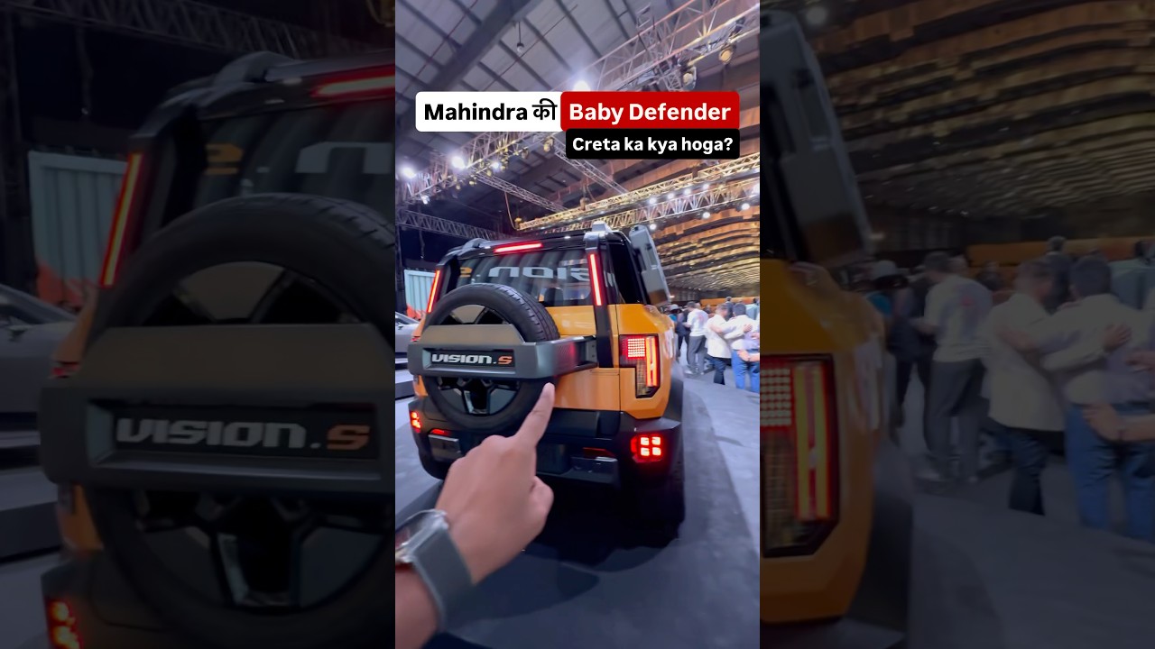 Mahindra’s Baby Defender 🤩 - Vision S