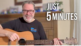 Only Have 5 Minutes to Practice Guitar Play This