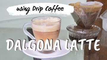 DALGONA COFFEE ☕ WITHOUT INSTANT COFFEE | USING FINE GROUND DRIP RECIPE | irenasugar