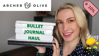 Archer and Olive Spring Collection Unboxing | Bullet Journal Haul