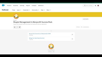 People Management in Nonprofit Success Pack Salesforce Trailhead Answer |#trailheadbadges