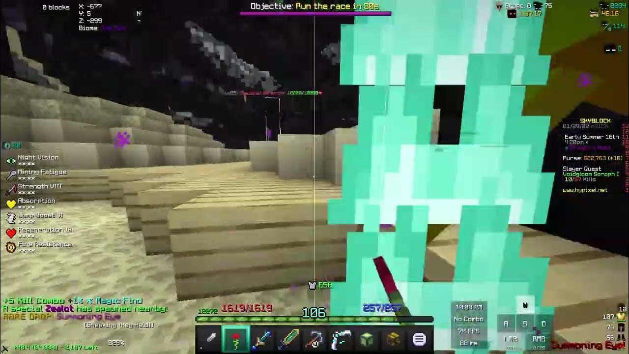 ALMOST B2B SUMMONING EYES (Hypixel Skyblock) YouTube
