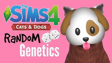 RANDOM GENETICS CHALLENGE - The Sims 4 Cats and Dogs | Doggo Version |