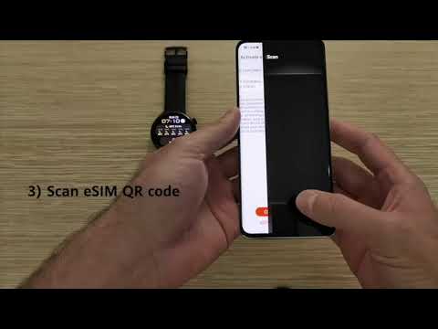 How to install eSIM Huawei watch3