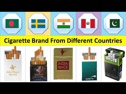 Cigarette from Different Countries | Cigarette Brands | Cigarette Comparison