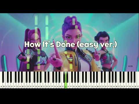 How Its Done (Easy 쉬운버전) - K-Pop 데몬 헌터스