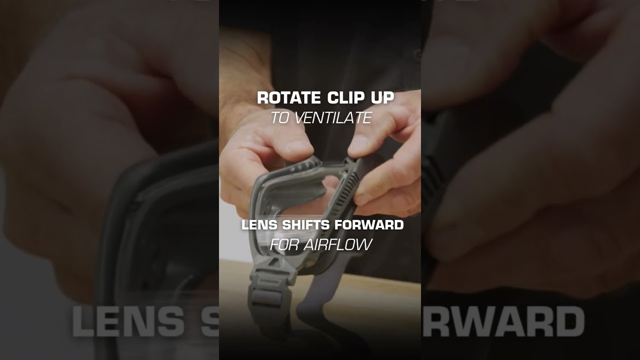 ESS Influx Goggle: Switch from Fully-Sealed to Ventilated