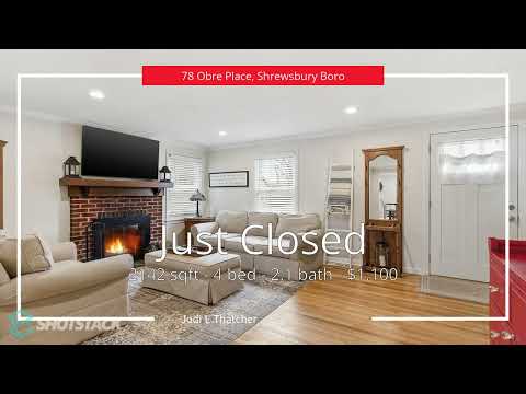 78 OBRE PLACE, Shrewsbury Boro, NJ home video tour