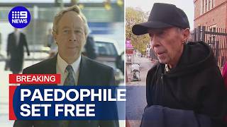 Breaking Notorious Paedophile And Former Magistrate Released From Jail  9 News Australia