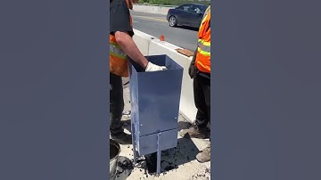 Asphalt SP sampling 06   cleaning quartermaster and respray for the next sampling