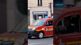 Bspp En Urgence Ps 4G 5G Ar Vsav Vl Paris Fire Truck Responding