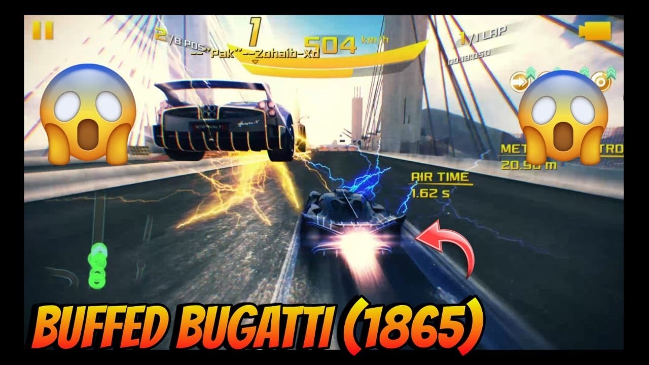 Sporline Bugatti Bolide Buffed Rank (1862–1865)MP Test | Asphalt 8 😱