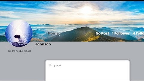 Demo of My Social Media App | Built with Django