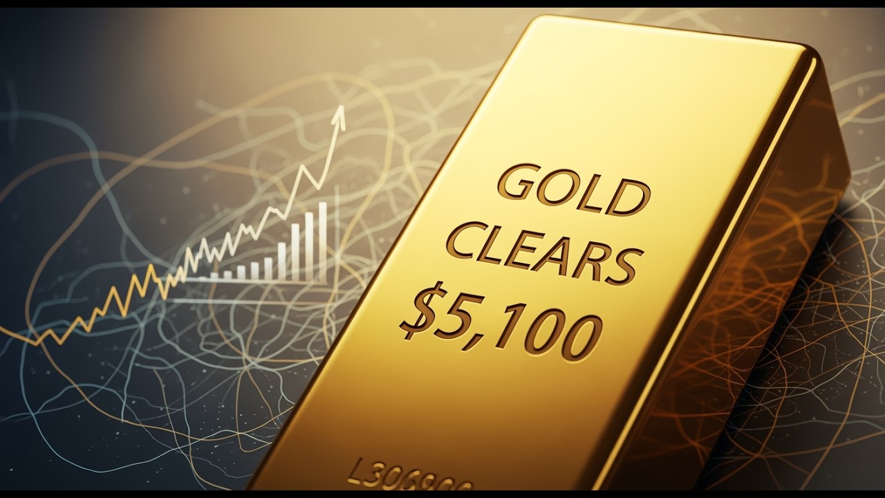 Gold Clears $5,100 as Trade Chaos and Weak Growth Fuel Safe-Haven Surge