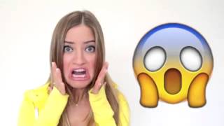 All types of clip art face look by a girl