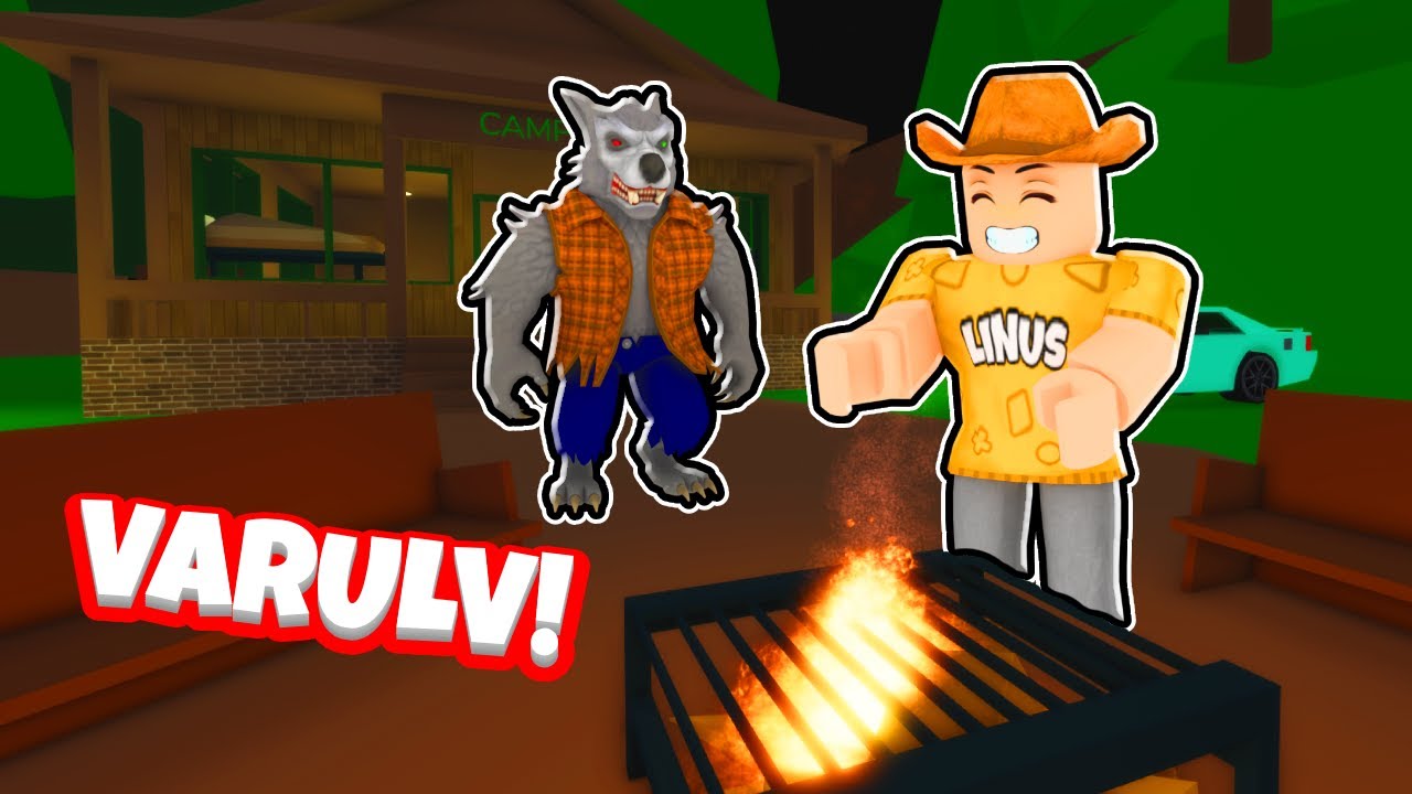 EN VARULV PÅ CAMPINGEN! - Brookhaven RP, Roblox Svenska