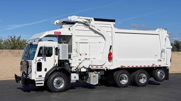 2020 Peterbilt 520 Heil Half Pack 40 YD Residential Front Loader 15399 For Sale