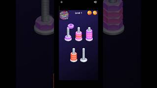 You must watch  #puzzlegame#tipsandtricksnutssortgame#freegame#casualgames#nutspuzzlesortbycolorgame