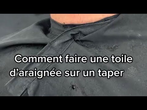 Tuto : Faire une toile d’araignée sur taper