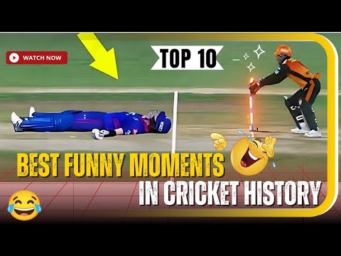 Best Funny Moments In Cricket History | Funny Moments In Cricket ...