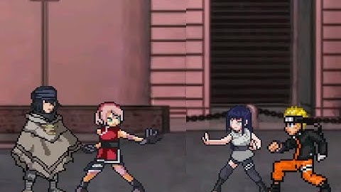 Sasuke & Sakura Vs Naruto & Hinata  - Jump Force Mugen