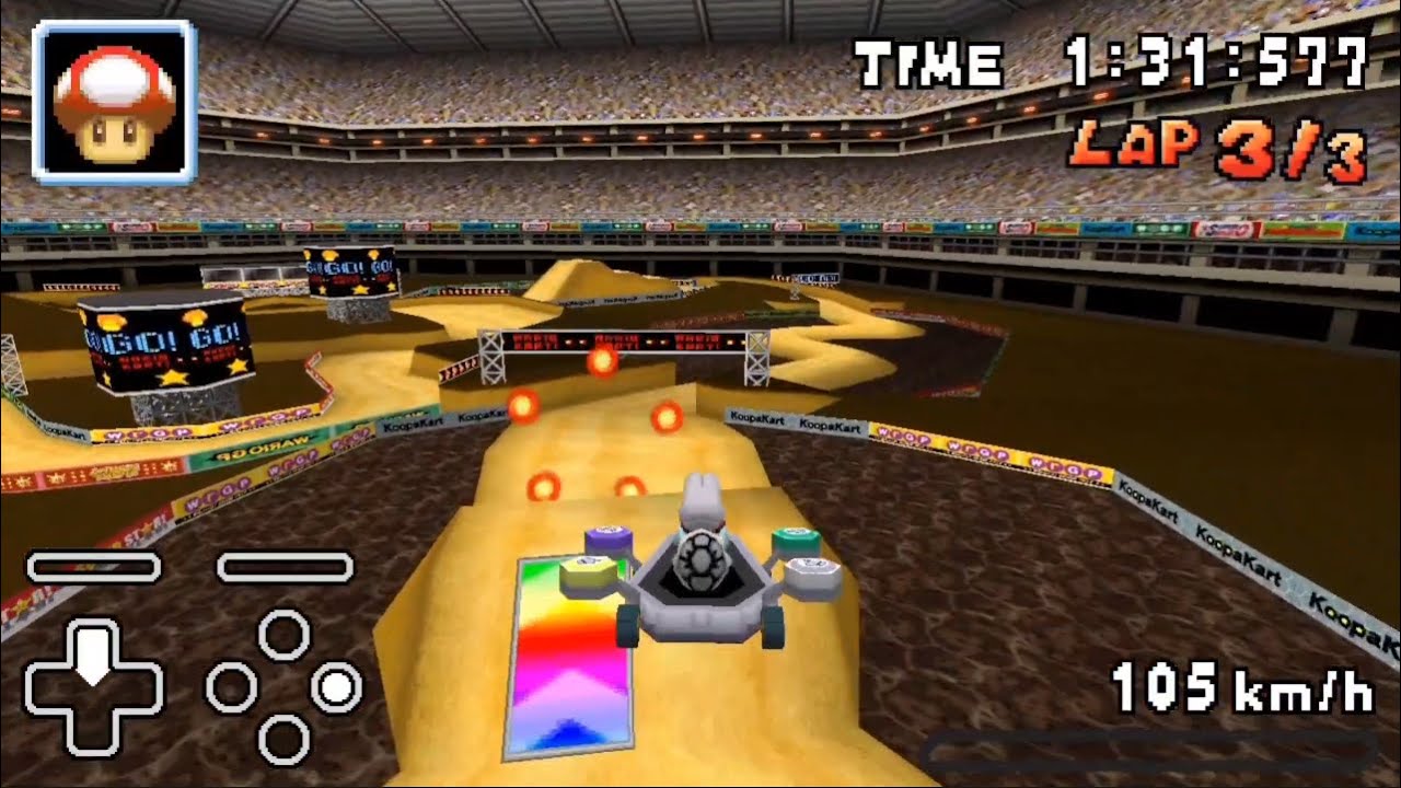 [MKDS] Wario Stadium NonPRB 3lap - 1:51.394 [WR]