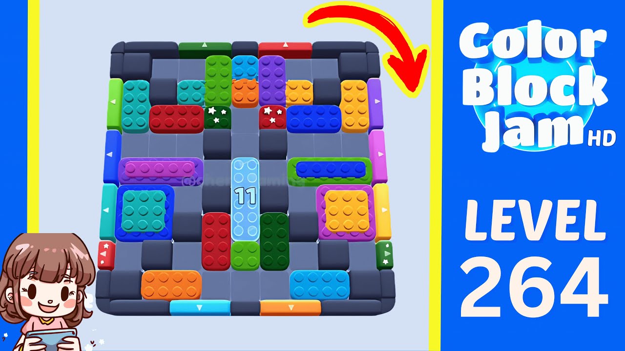 Color Block Jam Level 264 Solution Walkthrough - YouTube