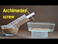 Archimedes Screw Experiment