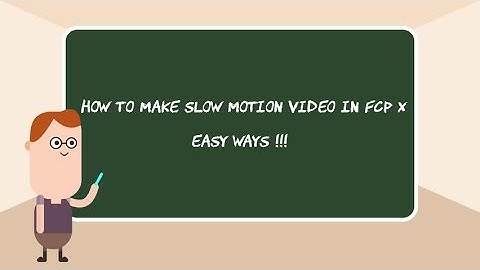 HOW TO MAKE SLOW MOTION VIDEO IN FCP X { OPTICAL FLOW } EASY !!! FINAL CUT PRO