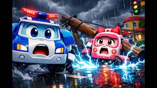 CODE RED Triple Rescue Mission! 🚨🔥❄️ | Wheelie Wonder Team | Safety Lessons for Kids