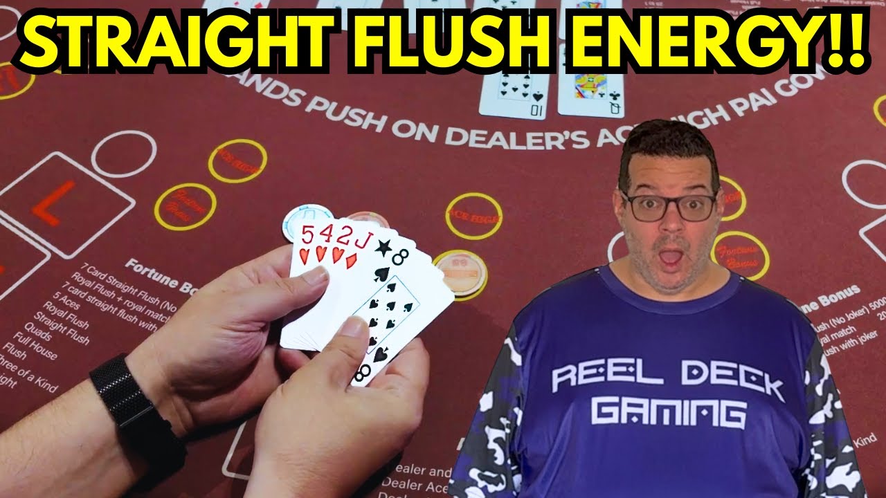 Straight Flush Energy! At The Pai Gow Table!