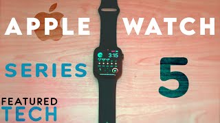 Apple Watch Series 5 GPS 44MM Space Grey Aluminum Case Sport Band Unboxing