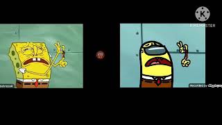 Spongebob Squarepants Gets A Splinter Spongebob Removing A Splinter ln Among Us