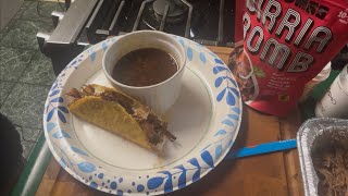 Birria Tacos Made With Birria Bombs