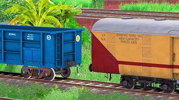 ICF PARCEL VAN COUPLING BCNA WAGON | BUMPY RAILROAD | Train Simulator | Railworks 3 | NTG GAMING