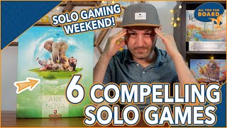 6 Compelling Solo Games | My Solo Board Game Cabin Weekend