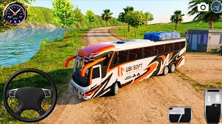 Newl Bus Driving Offroad Simulator 3d | Morden Bus Driving Gameplay | Android Gameplay screenshot 5