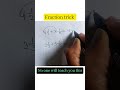 Solve fractions in seconds ⚡🧠 #maths #education #mathstricks