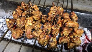 Grilled Chicken Necks - Amazing Street Food