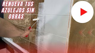 LO MAS FÁCIL ‼ para renovar tu baño y/o cocina con pintura para azulejos