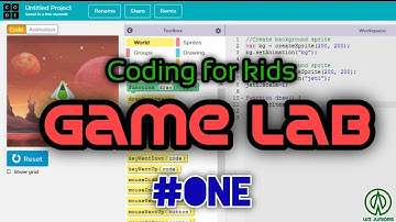Code org game lab tutorial -1| Create background | Create new sprite