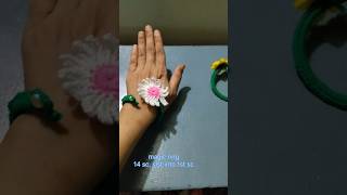 crochey# daisy bengal bracelet